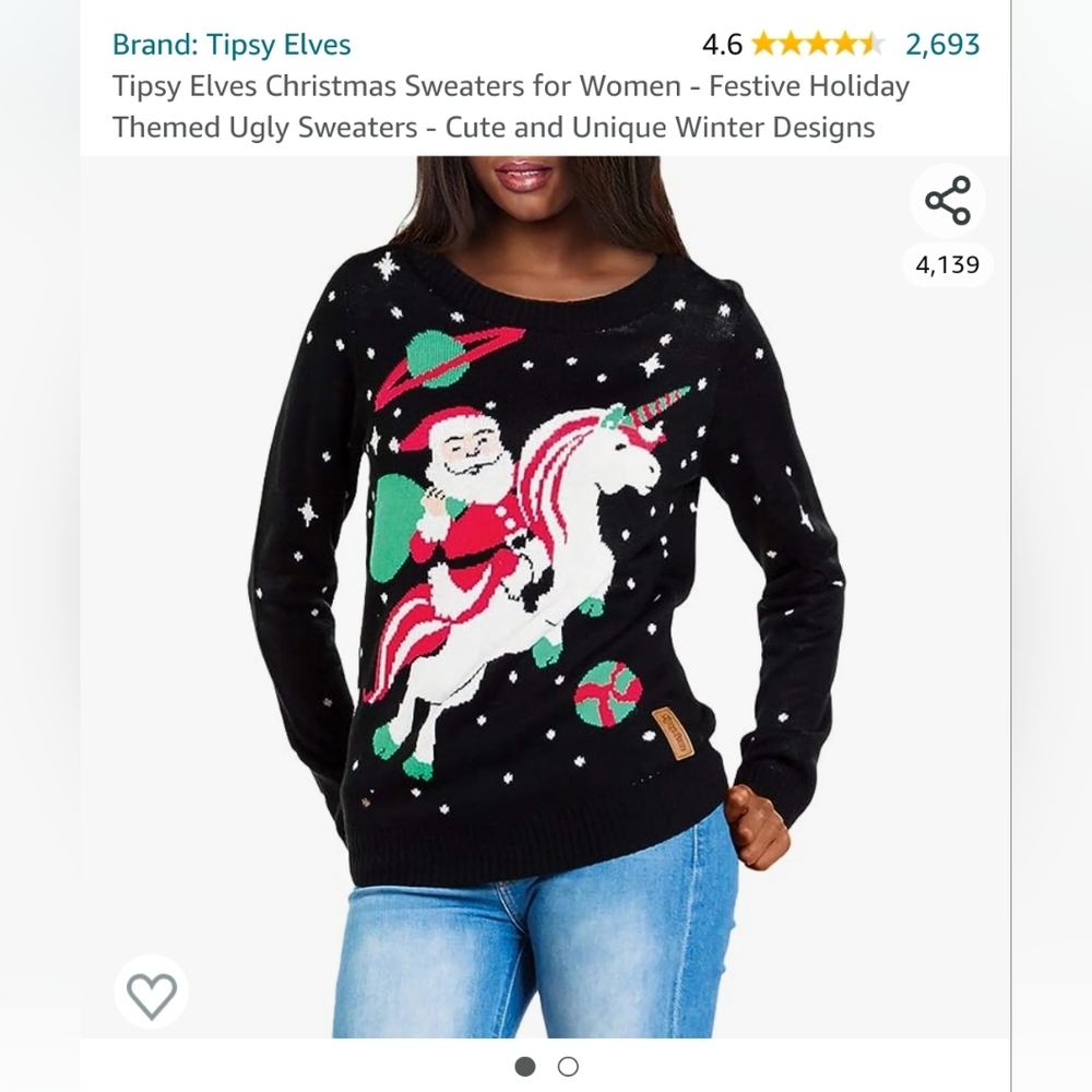 Womens christmas sweater